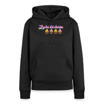 Konditorin Cupcakes Zuckerbäckerin - Frauen Premium Bio Hoodie - Schwarz - Vorne - Julia (174cm)