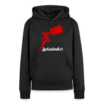 Autolackierer Airbrush Lackierer - Frauen Premium Bio Hoodie - Schwarz - Vorne - Julia (174cm)
