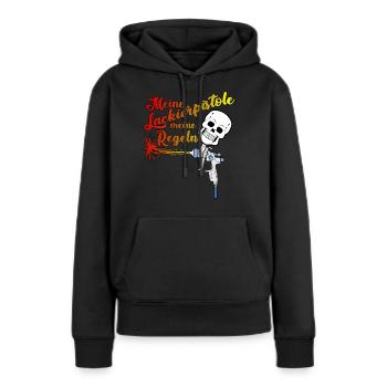 Lackierer Airbrush Autolackierer - Frauen Premium Bio Hoodie - Schwarz - Vorne - Julia (174cm)