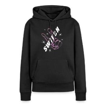 Boxing Gloves Switch High Heels Women Boxer Gifts - Women’s Premium Organic Hoodie - black - Front - Julia (174cm)