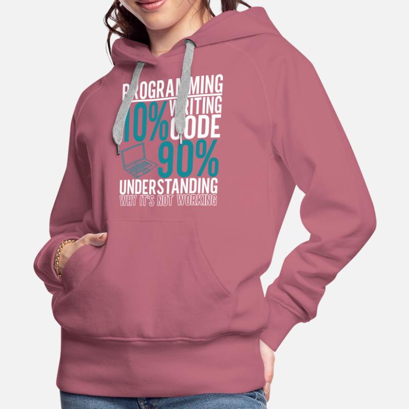 Programmierer Informatiker Frauen Premium Bio Hoodie