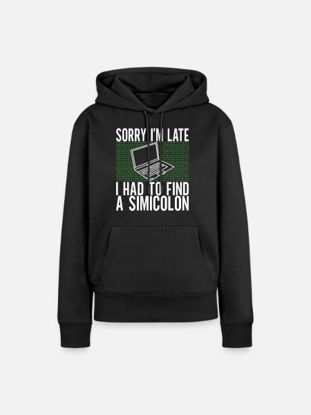 Programmierer Informatiker - Frauen Premium Bio Hoodie - Schwarz
