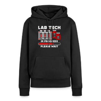 Lab Technician Lab Tech In Healthcare Laboratory - Frauen Premium Bio Hoodie - Schwarz - Vorne - Julia (174cm)
