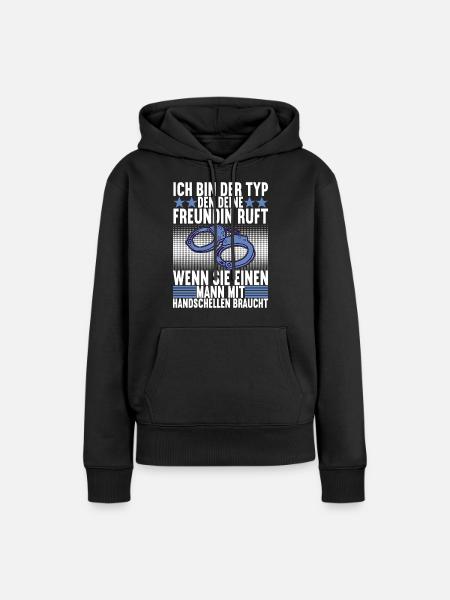 Polizei Polizist - Frauen Premium Bio Hoodie - Schwarz