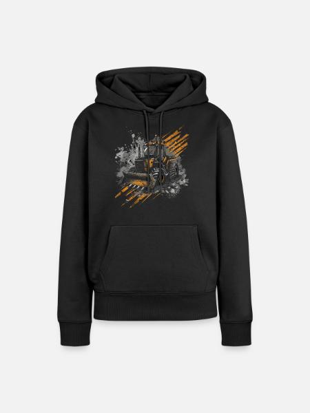 Liebhaber von Kompaktladern - Frauen Premium Bio Hoodie - Schwarz
