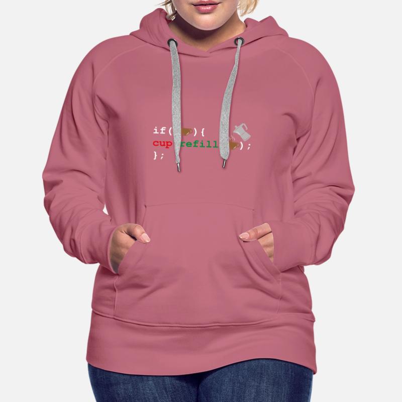 Programmer Gift Coffee Caffeine Code Code Women’s Premium Organic Hoodie