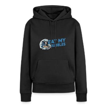 Surf Surfer Surfer - Sweat à capuche Premium bio Femme - noir - Devant - Julia (174cm)