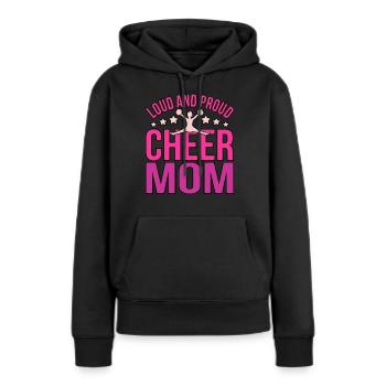 Cheerleading - Frauen Premium Bio Hoodie - Schwarz - Vorne - Julia (174cm)