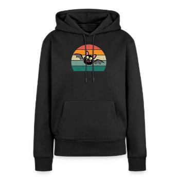 Bats Bat Bat Protection Cave - Women’s Premium Organic Hoodie - black - Front - Julia (174cm)