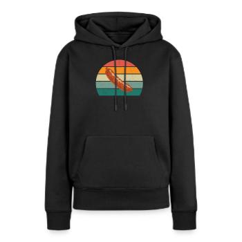 Butcher Fleischer Wurst rind Fleischerei Fleischerei Fleisch - Women’s Premium Organic Hoodie - black - Front - Julia (174cm)