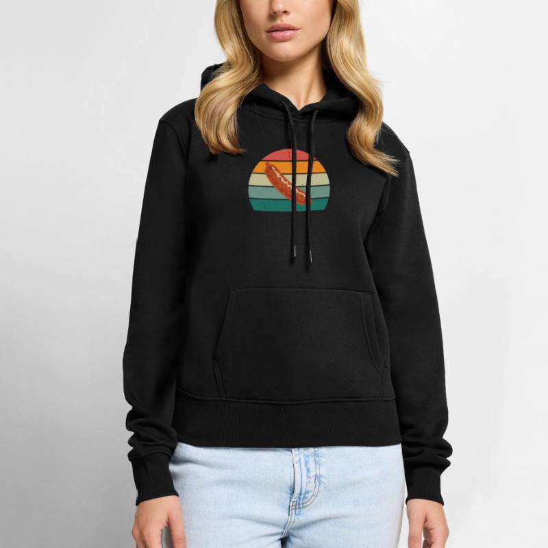 Boucher Fleischer Wurst croûte Fleischerei Fleischerei Fleisch Sweat à capuche Premium bio Femme