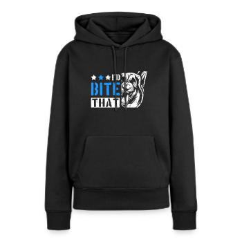 Polizei Polizeihund Schäferhund - Frauen Premium Bio Hoodie - Schwarz - Vorne - Julia (174cm)