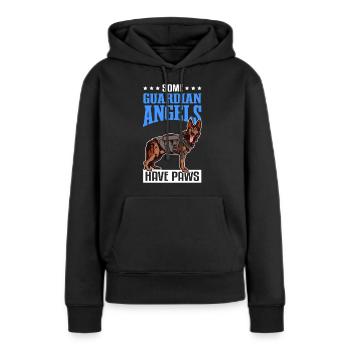 Polizeihund Polizist Rettungshund - Frauen Premium Bio Hoodie - Schwarz - Vorne - Julia (174cm)