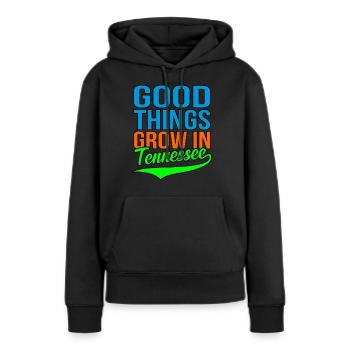 Wachsen Sie In Tennessee geschenk - Frauen Premium Bio Hoodie - Schwarz - Vorne - Julia (174cm)