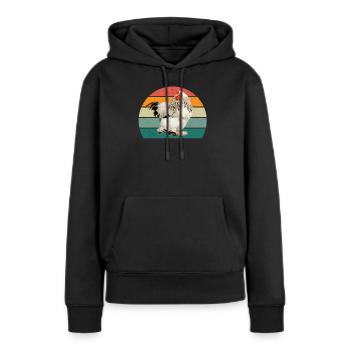 Rooster Hen Egg Eggs Chicks Chicken Coop Stall Chicken Chicken - Women’s Premium Organic Hoodie - black - Front - Julia (174cm)