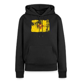 New Mexico Home Geschenk - Frauen Premium Bio Hoodie - Schwarz - Vorne - Julia (174cm)