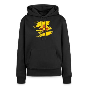 Cadeau de fierté à domicile du Nouveau-Mexique - Sweat à capuche Premium bio Femme - noir - Devant - Julia (174cm)