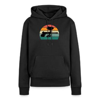 Paintballer Paintballer Paintball Player Color - Women’s Premium Organic Hoodie - black - Front - Julia (174cm)