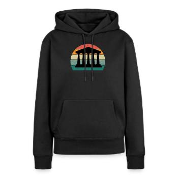 Politician Politician Society Makes Politics - Women’s Premium Organic Hoodie - black - Front - Julia (174cm)