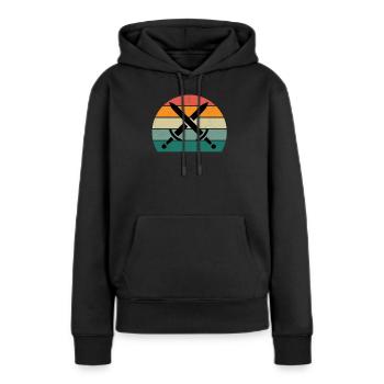 Schwertkampf Schwert Klinge Lanze Säbel Dolch - Frauen Premium Bio Hoodie - Schwarz - Vorne - Julia (174cm)