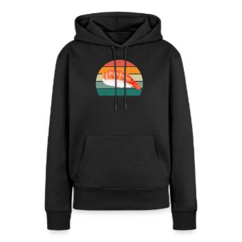 maki sushi essen roher fisch japan japanisch sushi - Frauen Premium Bio Hoodie - Schwarz - Vorne - Julia (174cm)