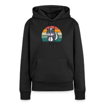Skunks stink mammals defend skunk - Women’s Premium Organic Hoodie - black - Front - Julia (174cm)