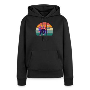 tatoo tattoo tattoowierer tattowierer körperkunst - Frauen Premium Bio Hoodie - Schwarz - Vorne - Julia (174cm)