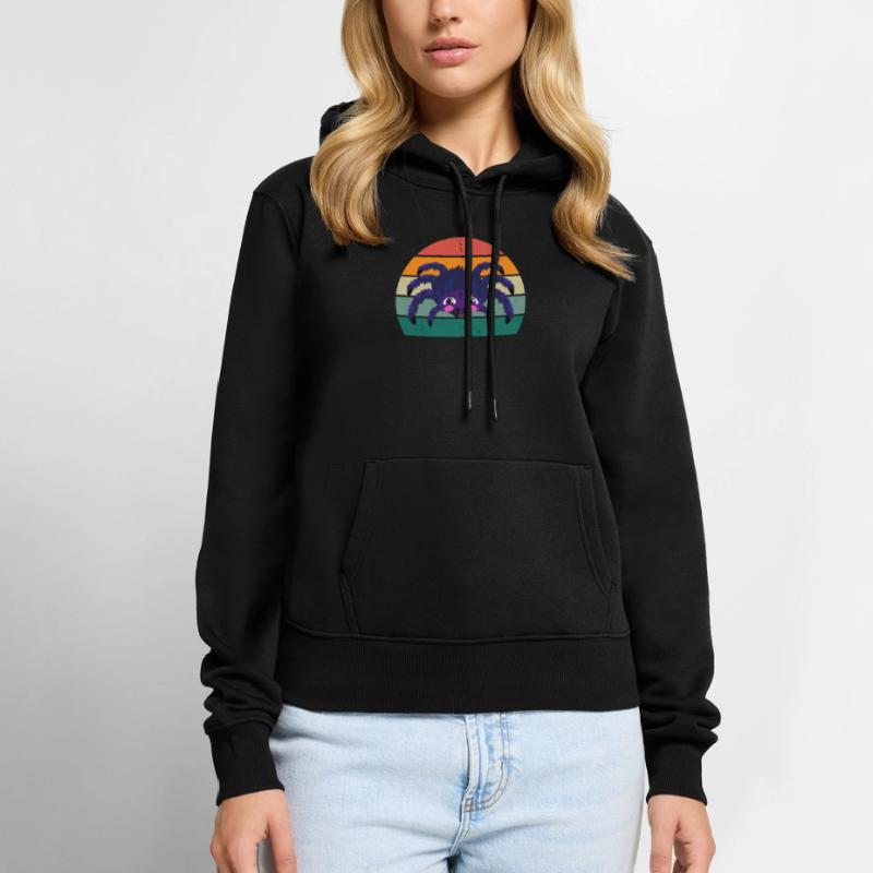 Spiders spider web arachnid legs 8 spider web Women’s Premium Organic Hoodie