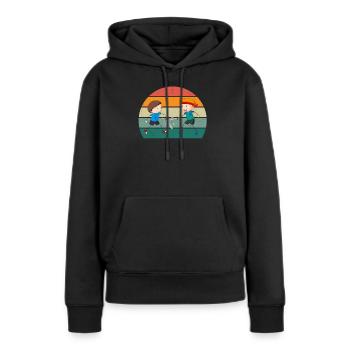Schwertkampf Schwert Klinge Lanze Säbel Dolch - Frauen Premium Bio Hoodie - Schwarz - Vorne - Julia (174cm)