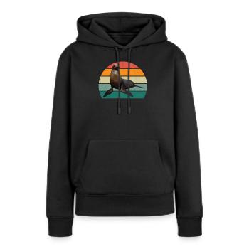 seals seal seals swimming eared seal seal - Women’s Premium Organic Hoodie - black - Front - Julia (174cm)