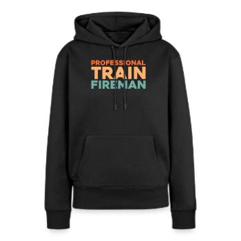 Firefighter Training Training - Women’s Premium Organic Hoodie - black - Front - Julia (174cm)