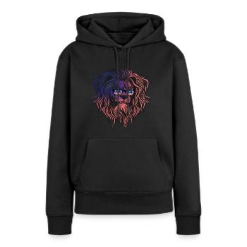 Malaisie - Sweat à capuche Premium bio Femme - noir - Devant - Julia (174cm)
