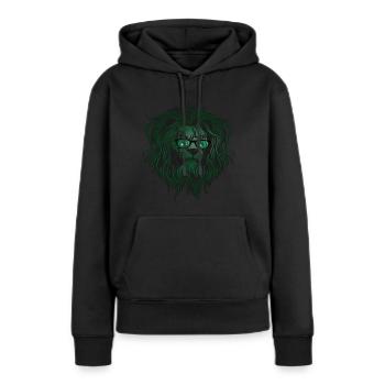 Afrikanische Union - Frauen Premium Bio Hoodie - Schwarz - Vorne - Julia (174cm)