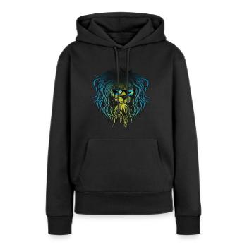 Bahamas - Sweat à capuche Premium bio Femme - noir - Devant - Julia (174cm)