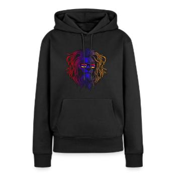 Armenien - Frauen Premium Bio Hoodie - Schwarz - Vorne - Julia (174cm)