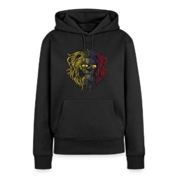 Ecuador - Frauen Premium Bio Hoodie - Schwarz - Vorne - Julia (174cm)