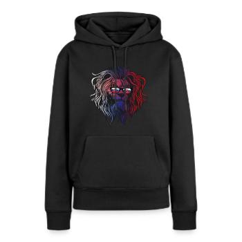 Slowakei - Frauen Premium Bio Hoodie - Schwarz - Vorne - Julia (174cm)