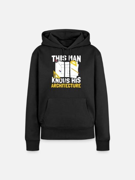 Architekt - Frauen Premium Bio Hoodie - Schwarz