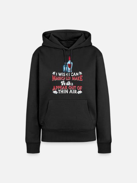 Vodka Wodka - Frauen Premium Bio Hoodie - Schwarz