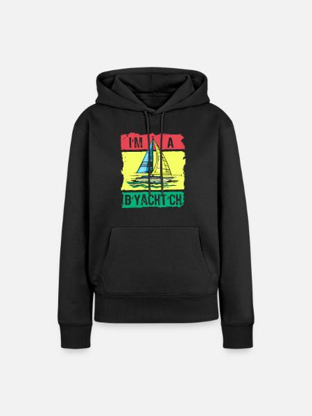 Seglen Segelboot Segler - Frauen Premium Bio Hoodie - Schwarz