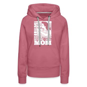 Krankenschwester - Frauen Premium Bio Hoodie - Malve - Vorne - Isabella (175cm)