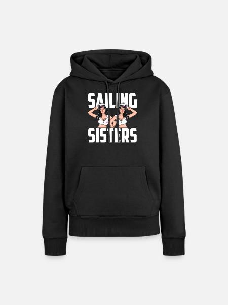 Seglen Segelboot Segler - Frauen Premium Bio Hoodie - Schwarz