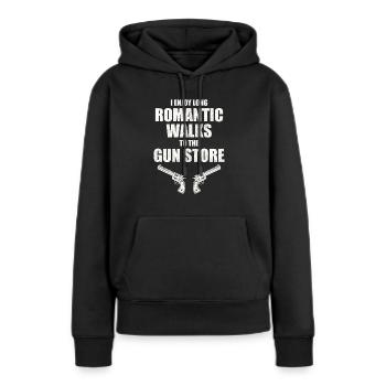 Tir Sports Tir Arme Sports Shooter - Sweat à capuche Premium bio Femme - noir - Devant - Julia (174cm)