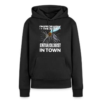 Entomologie Entomologe Insekt Moskito - Frauen Premium Bio Hoodie - Schwarz - Vorne - Julia (174cm)