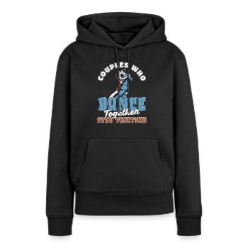 Tanzlehrer Paar - Frauen Premium Bio Hoodie - Schwarz - Vorne - Julia (174cm)