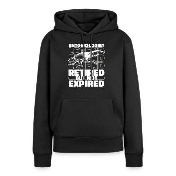 Entomologie Entomologe Insekt Im Ruhestand - Frauen Premium Bio Hoodie - Schwarz - Vorne - Julia (174cm)