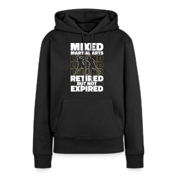 Mixed Martial Arts Im Ruhestand - Frauen Premium Bio Hoodie - Schwarz - Vorne - Julia (174cm)
