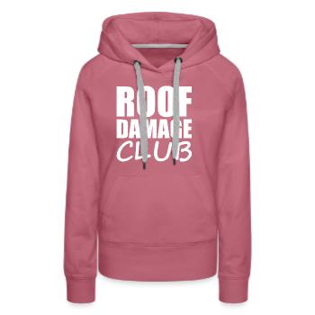 Denglisch - Spruch - lustig - Frauen Premium Bio Hoodie - Malve - Vorne - Isabella (175cm)
