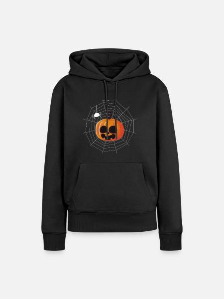 funny halloween - Women’s Premium Organic Hoodie - black