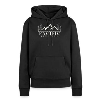Pacific Crest Trail. - Frauen Premium Bio Hoodie - Schwarz - Vorne - Julia (174cm)